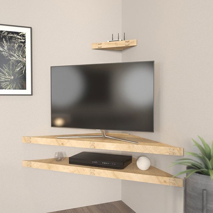 Hanah Home Mensi - Oak Soporte de TV